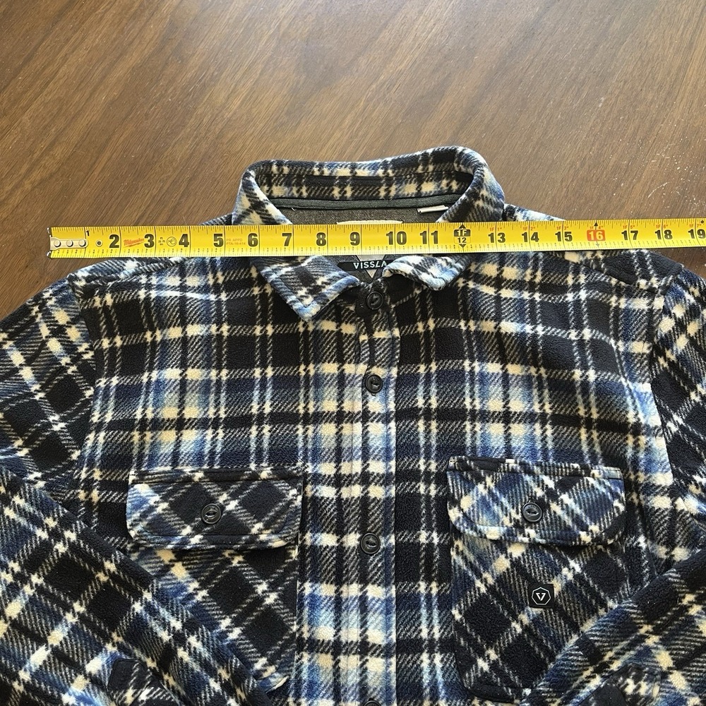 Vissla Men's Eco Zy Plaid Flannel Button-Up Shirt XL Long Sleeve reg $79.99 - Picture 8 of 12